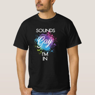 T-shirt Semble Gay im in