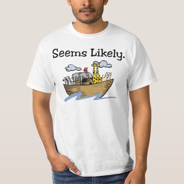 T-shirt "Semble vraisemblablement" la chemise de l'arche (Devant)