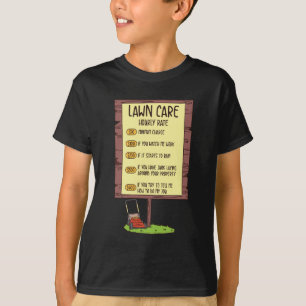 T-shirt Semelle de pelouse - Soins de pelouse tarif horair
