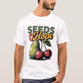 T-shirt Semences de l'espoir Pear Cherry Retro Christian T