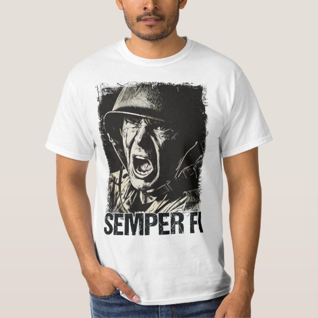 T-shirt SEMER EMPER FI Rechercher Toujours Faible Soldat v (Devant)