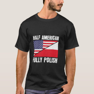 T-shirt Semi-américain entièrement polonais - Racines polo
