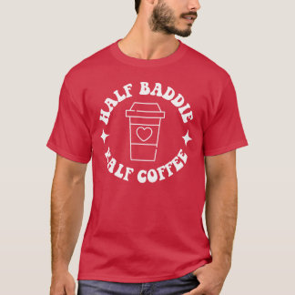 T-shirt Semi-méchante semi-café Rétro Café groove rétro