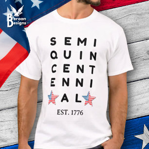 T-shirt Semi-quincentenaire 1776 2026 Amérique 250e Année