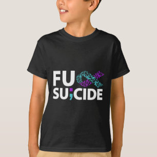 T-shirt Semicolon de sensibilisation à la prévention du su
