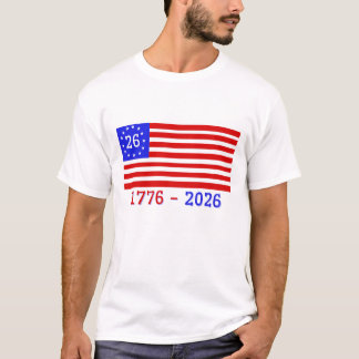 T-SHIRT SÉMIQUINCENTENAIRE : 1776 - 2026