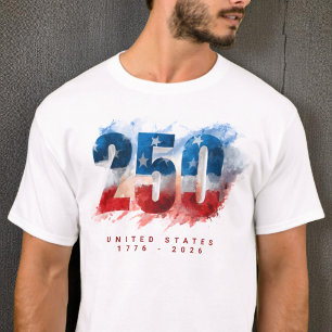 T-shirt Semiquincentenaire États-Unis 250e anniversaire de