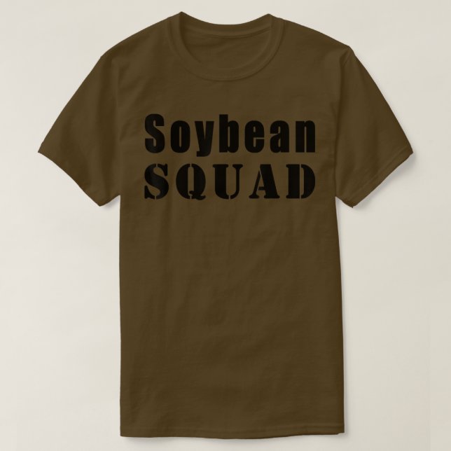 T-shirt Semis de soja fermier Drôle soja790 (Design devant)