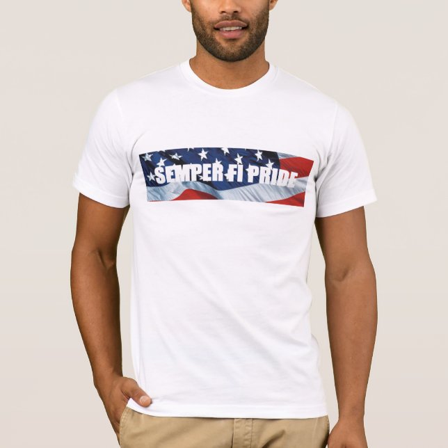 T-SHIRT Semper Fi Pride (Vorderseite)