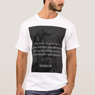 T-shirt Seneca's Division : Les Doers et les Critiques