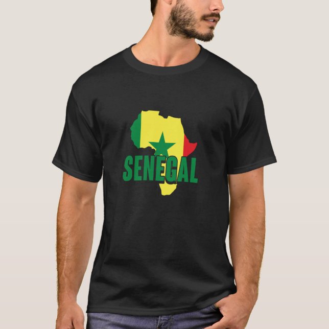 T-shirt Senegal African Pride and Heritage  2 (Devant)
