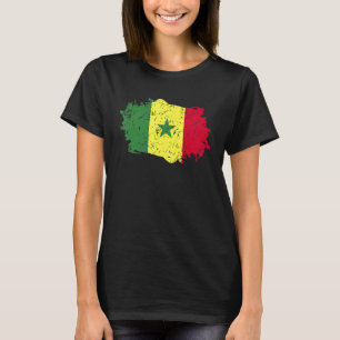 T-shirt Sénégal Drapeau Pays Drapeau Sénégal