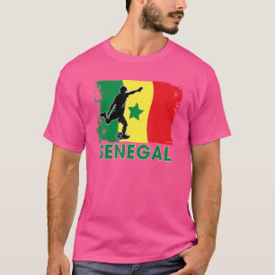 T-shirt Sénégal Fan De Football 2022 Équipe Nationale De F