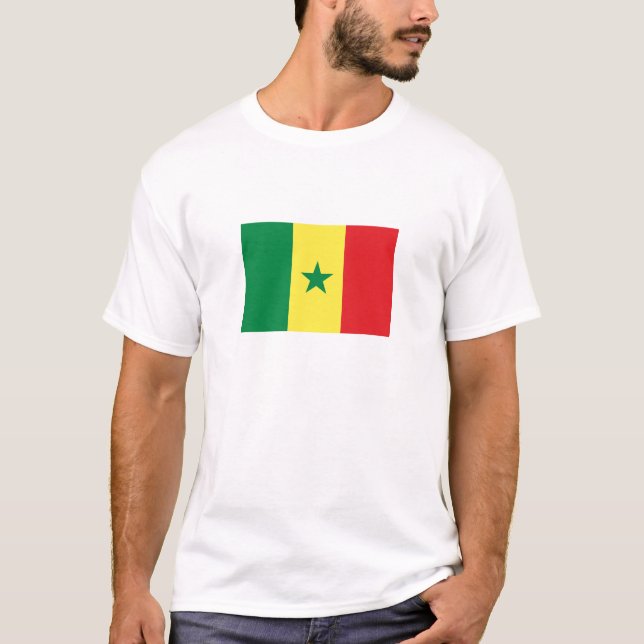 T-shirt Senegal Flag (Devant)