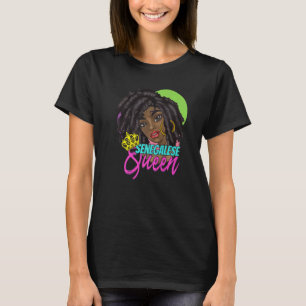 T-shirt Sénégal Sénégalaise Afrique de l'Ouest Fière Princ