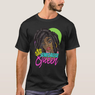 T-shirt Sénégal Sénégalaise Afrique de l'Ouest Princesse f