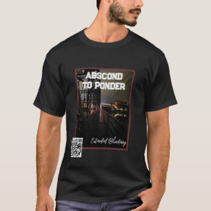 T-shirt S'enfuir pour méditer 'Rue' QR