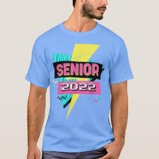 T-shirt Senior 2022 Graduation Class of 2022 Retro 90's Gr