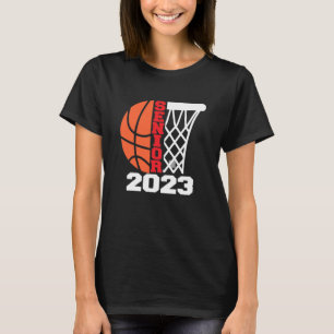 T-shirt Senior 2023 Class of 2023 Graduation Basketball Pl