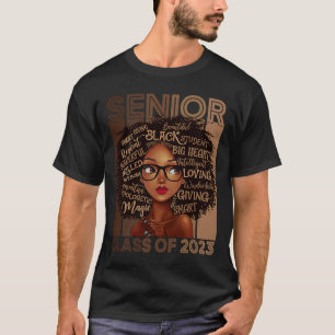 T-shirt Senior 2023 Classe BLM Afro Melanin African Pride 