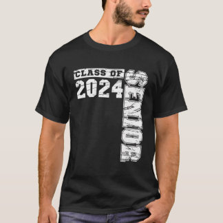 T-shirt Senior 2024 Class Of 2024 Graduation Ou Premier Jo