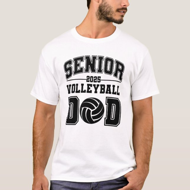 T-shirt Senior 2025 Volleyball Papa (Devant)