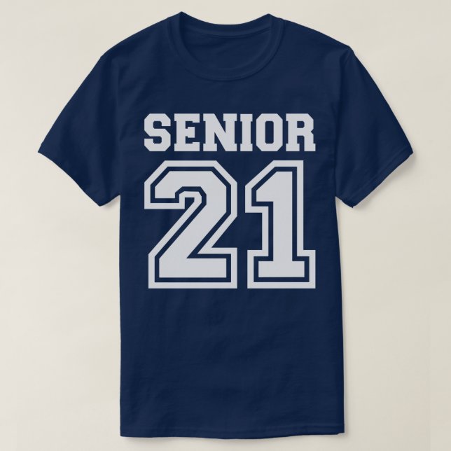 T-shirt Senior 21 2021 (Design devant)
