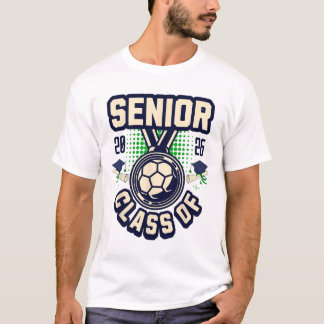 T-shirt Senior Cl Of 2026 Graduation 2026 School Soccer Pl