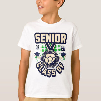 T-shirt Senior Cl Of 2026 Graduation 2026 School Soccer Pl