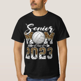 T-shirt Senior Maman Classe De Volleyball Maman Graduation