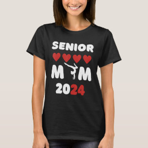 T-shirt Senior Mom Class Of 2024 Gymnastique Maman Graduat