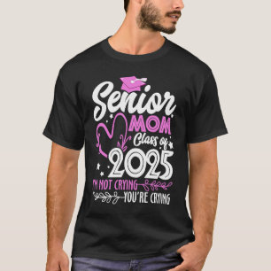T-shirt Senior Mom Classe De 2025 Seniors Grad Graduation 