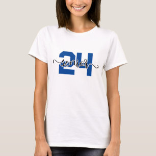 T-shirt Senior Swash Moderne 2024 en Bleu Profond