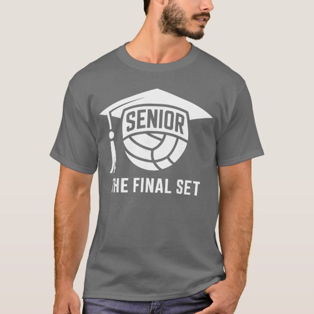 T-shirt Senior Volleyball Class of 2026he Final Set Gradua (Devant)