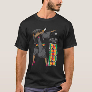 T-shirt Seniors Classe De 2021 African Kente Graduation St