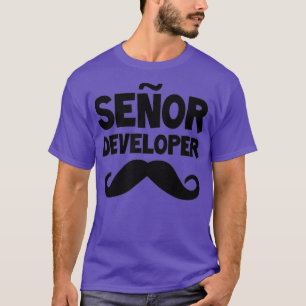 T-shirt Senor Developer Funny Programmer Logiciel de codag