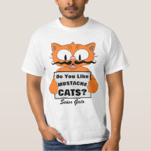 T-Shirt Señor Gato "Aimez-vous les chats à moustac