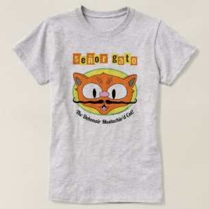 T-shirt Señor Gato™ Le Chat Moustachu Débonnaire !