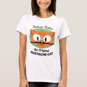 T-shirt Señor Gato™ le chat original de la moustache