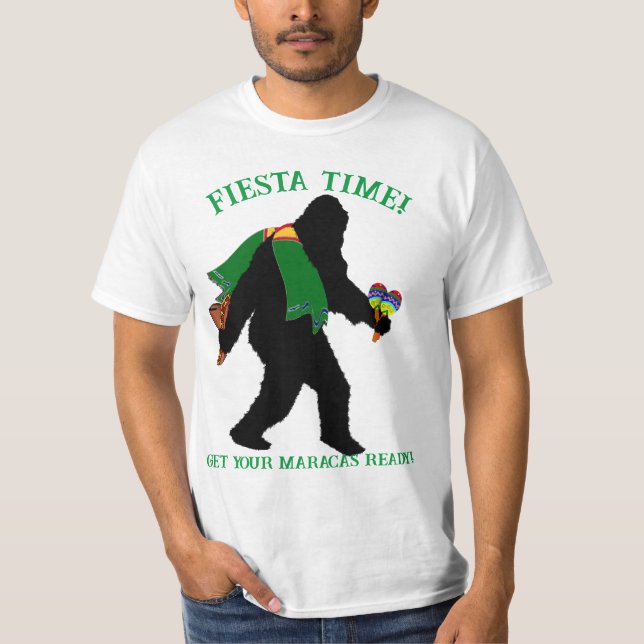 T-shirt Senor Squatcho de Mayo avec Poncho (Devant)