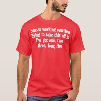 T-shirt Sens Travailler Heures Supplémentaires Rétro Style