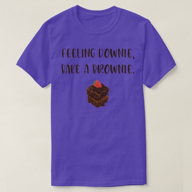 T-shirt sensation downie bake a brownie (Design devant)