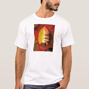 T-shirt Sensation striée Tigre Barbe Poisson Imprimer