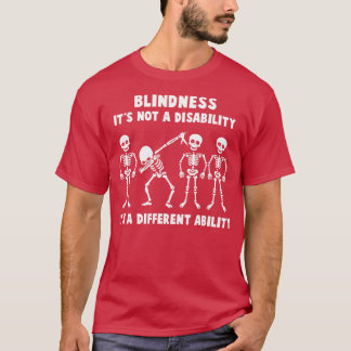 T-shirt Sensibilisation À La Cécité Ce N'Est Pas Un Handic