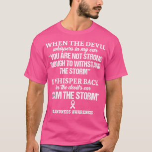 T-shirt Sensibilisation À La Cécité Je Suis La Tempête Dan
