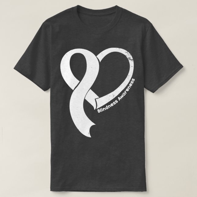 T-shirt Sensibilisation à la cécité Les gens aiment le Rub (Design devant)