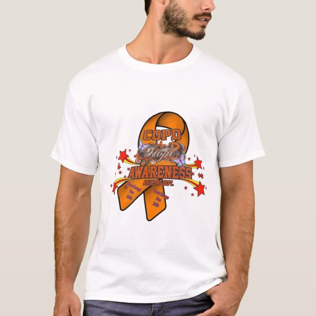 T-SHIRT SENSIBILISATION À LA DPOC 2023 (Devant)