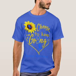 T-shirt Sensibilisation À La Dystonie Choisir De Continuer