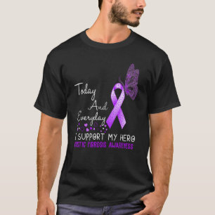 T-shirt Sensibilisation à la fibrose kystique Je soutiens