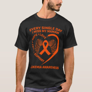 T-shirt Sensibilisation À La Leucémie Cardiaque Au Ruban E
